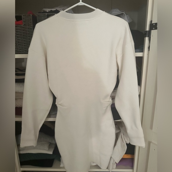 ZARA ruched waist knit dress, perfect for a casual night in or out// brand new - Picture 2 of 3